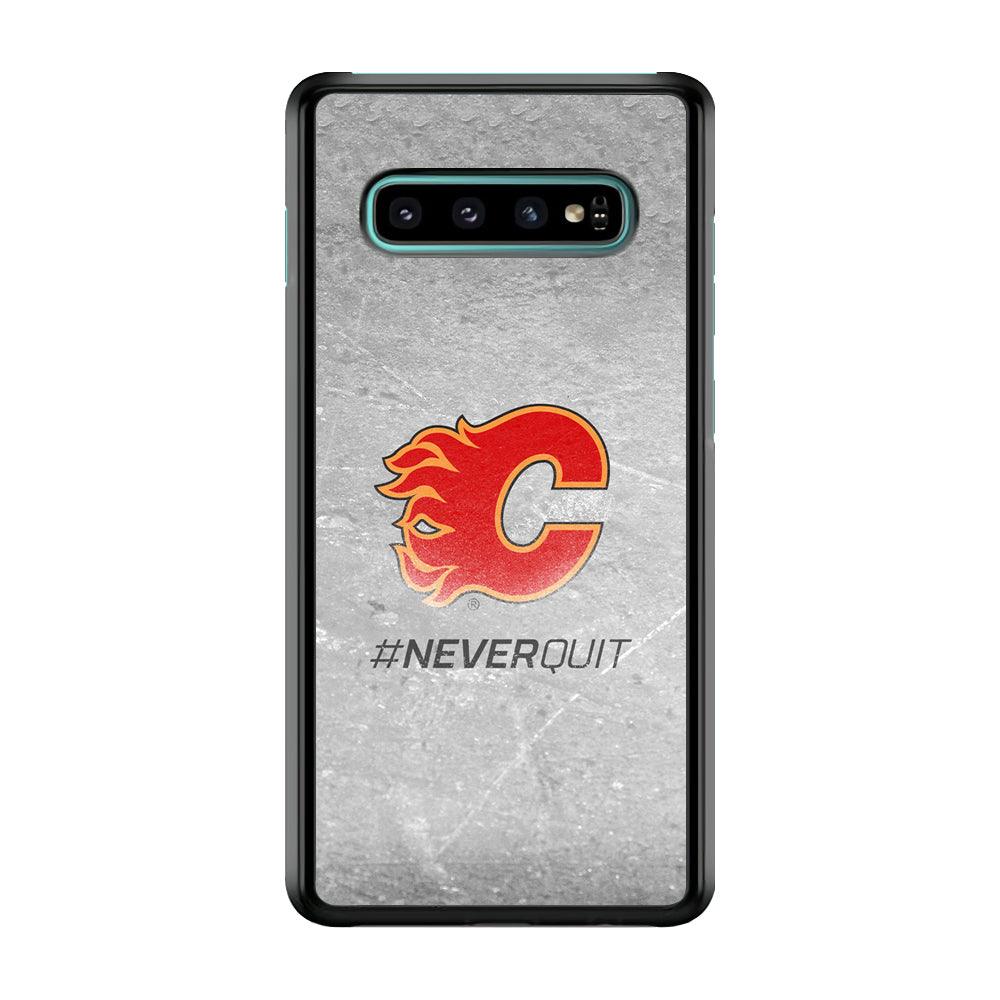 Hockey Calgary Flames NHL 001 Samsung Galaxy S10 Plus Case-Plastic / Full Wrap (3D Case)-Xtracase