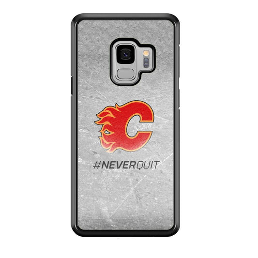 Hockey Calgary Flames NHL 001 Samsung Galaxy S9 Case-Plastic / Full Wrap (3D Case)-Xtracase