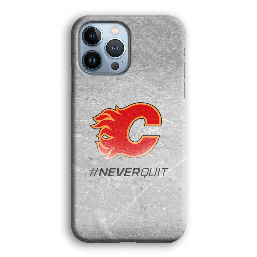 Hockey Calgary Flames NHL 001 iPhone 13 Pro Max Case-Plastic / Full Wrap (3D Case)-Xtracase