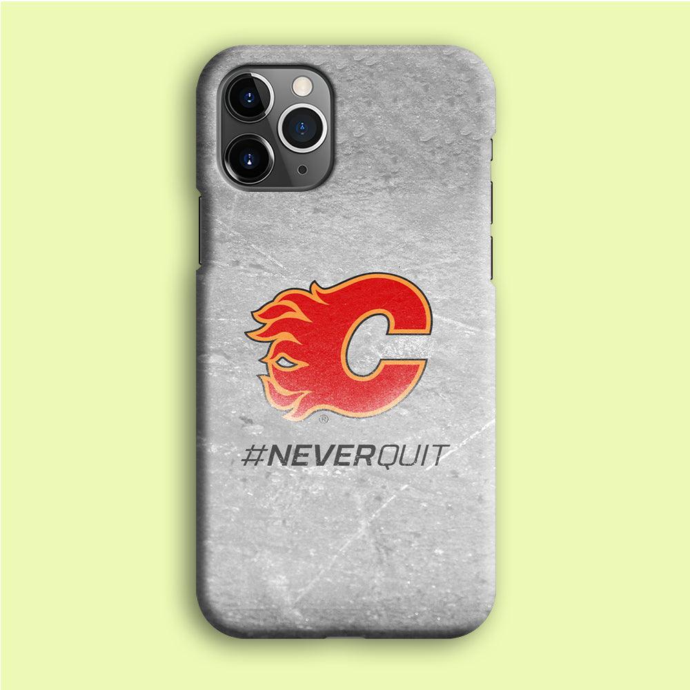 Hockey Calgary Flames NHL 001 iPhone 12 Pro Case-Plastic / Full Wrap (3D Case)-Xtracase