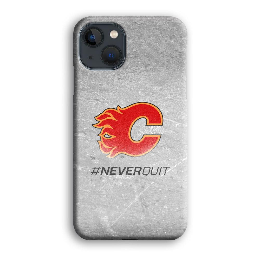 Hockey Calgary Flames NHL 001 iPhone 13 Case-Plastic / Full Wrap (3D Case)-Xtracase