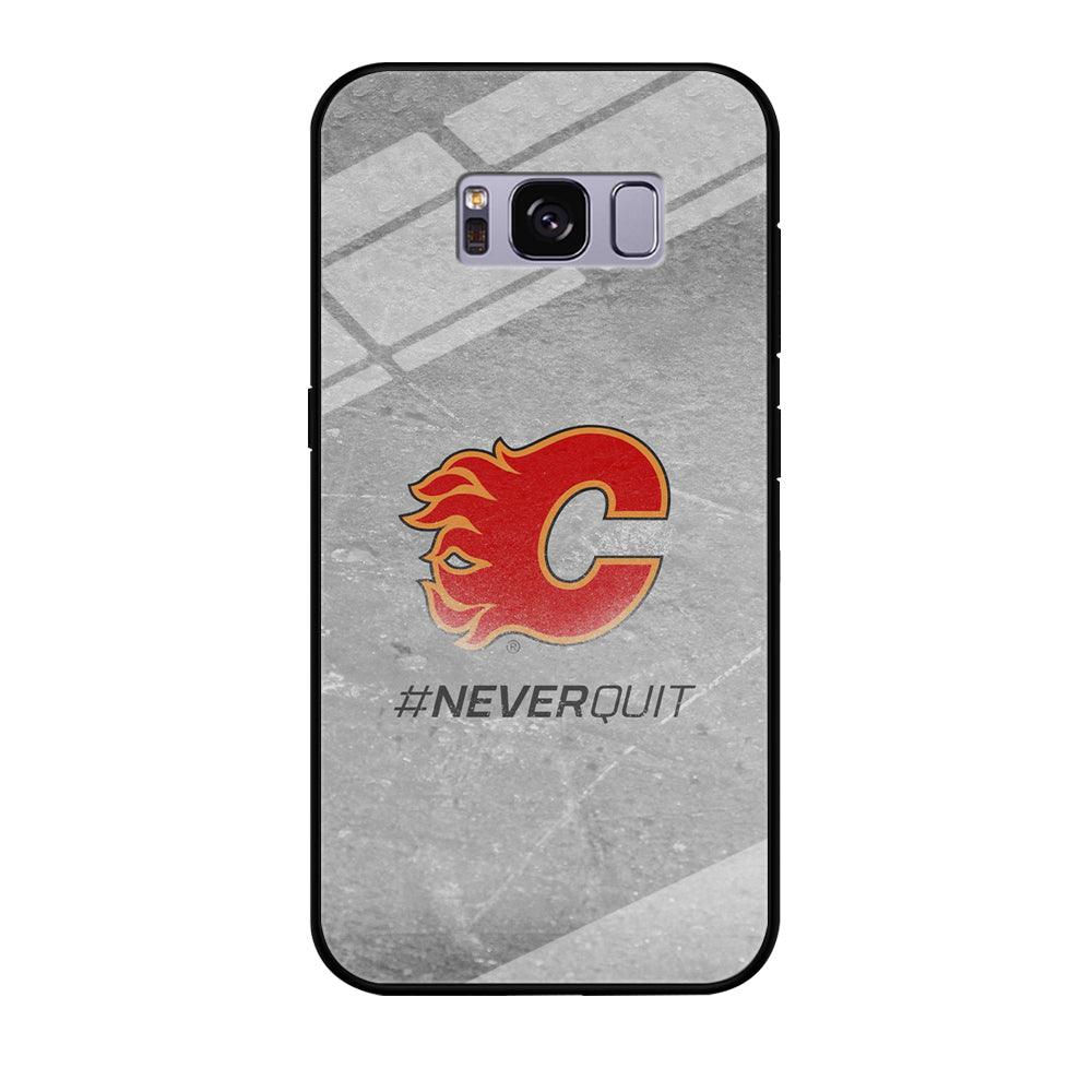 Hockey Calgary Flames NHL 001 Samsung Galaxy S8 Case-Tempered Glass Case-Xtracase