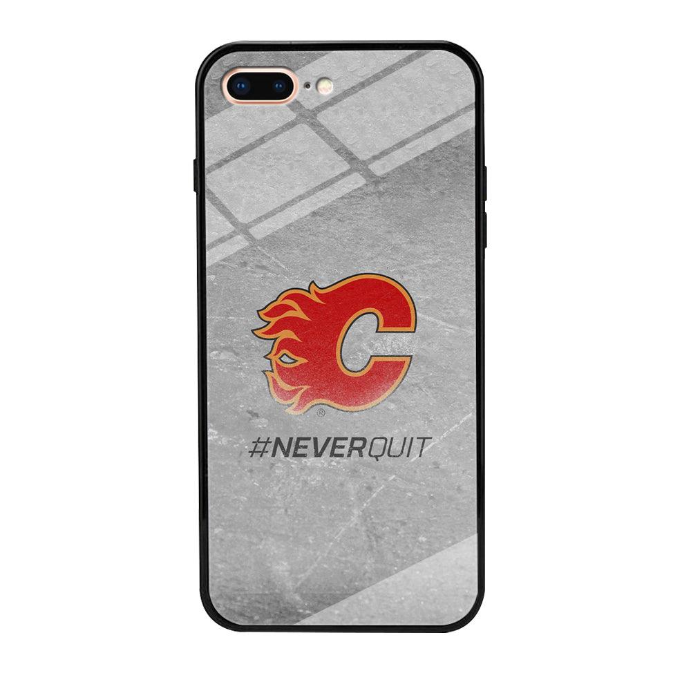 Hockey Calgary Flames NHL 001 iPhone 7 Plus Case-Tempered Glass Cas-Xtracase