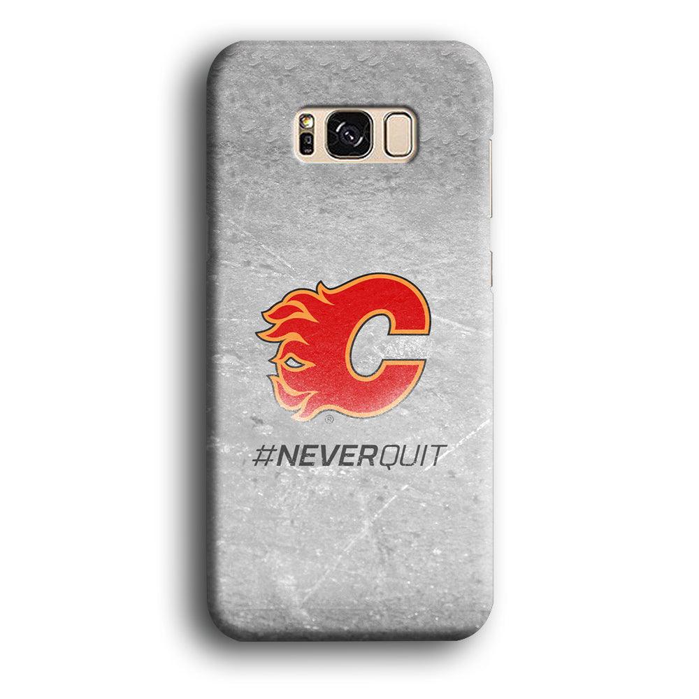 Hockey Calgary Flames NHL 001 Samsung Galaxy S8 Case-Plastic / Full Wrap (3D Case)-Xtracase