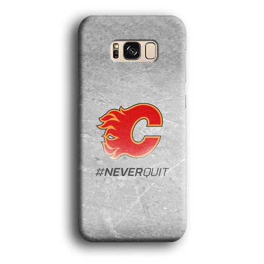 Hockey Calgary Flames NHL 001 Samsung Galaxy S8 Case-Plastic / Full Wrap (3D Case)-Xtracase