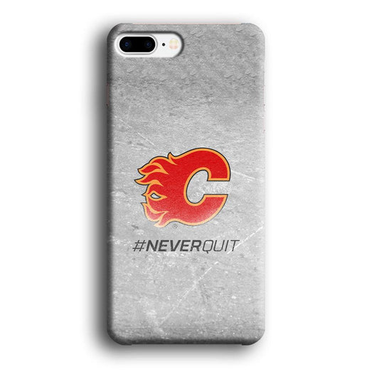 Hockey Calgary Flames NHL 001 iPhone 8 Plus Case-Plastic / Full Wrap (3D Case)-Xtracase