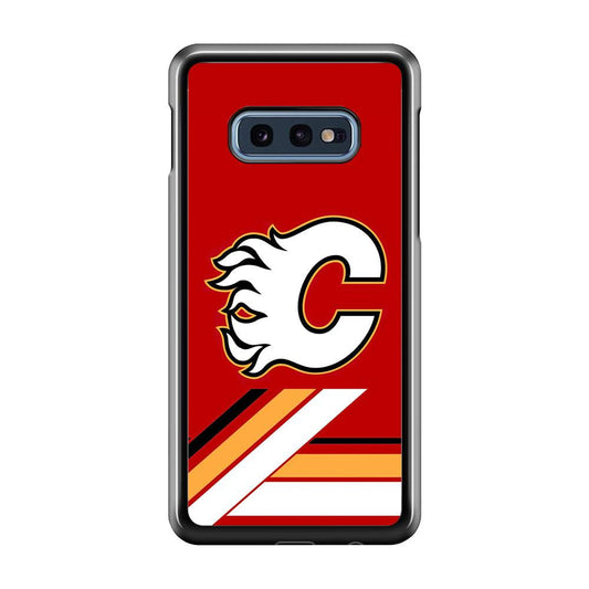 Hockey Calgary Flames NHL 002 Samsung Galaxy S10E Case-Plastic / Full Wrap (3D Case)-Xtracase
