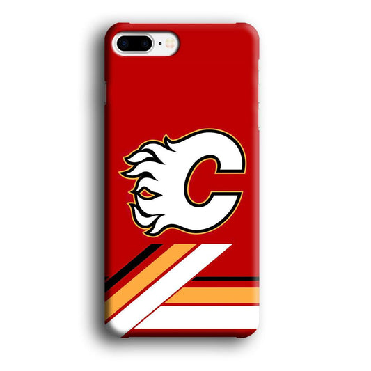 Hockey Calgary Flames NHL 002 iPhone 7 Plus Case-Plastic / Full Wrap (3D Case)-Xtracase