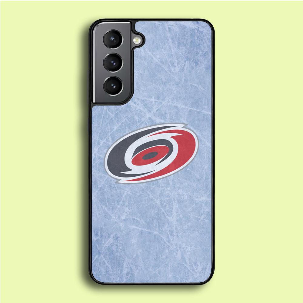 Hockey Carolina Hurricanes NHL 001 Samsung Galaxy S21 Plus Case-Rubber / Black (2D Case)-Xtracase