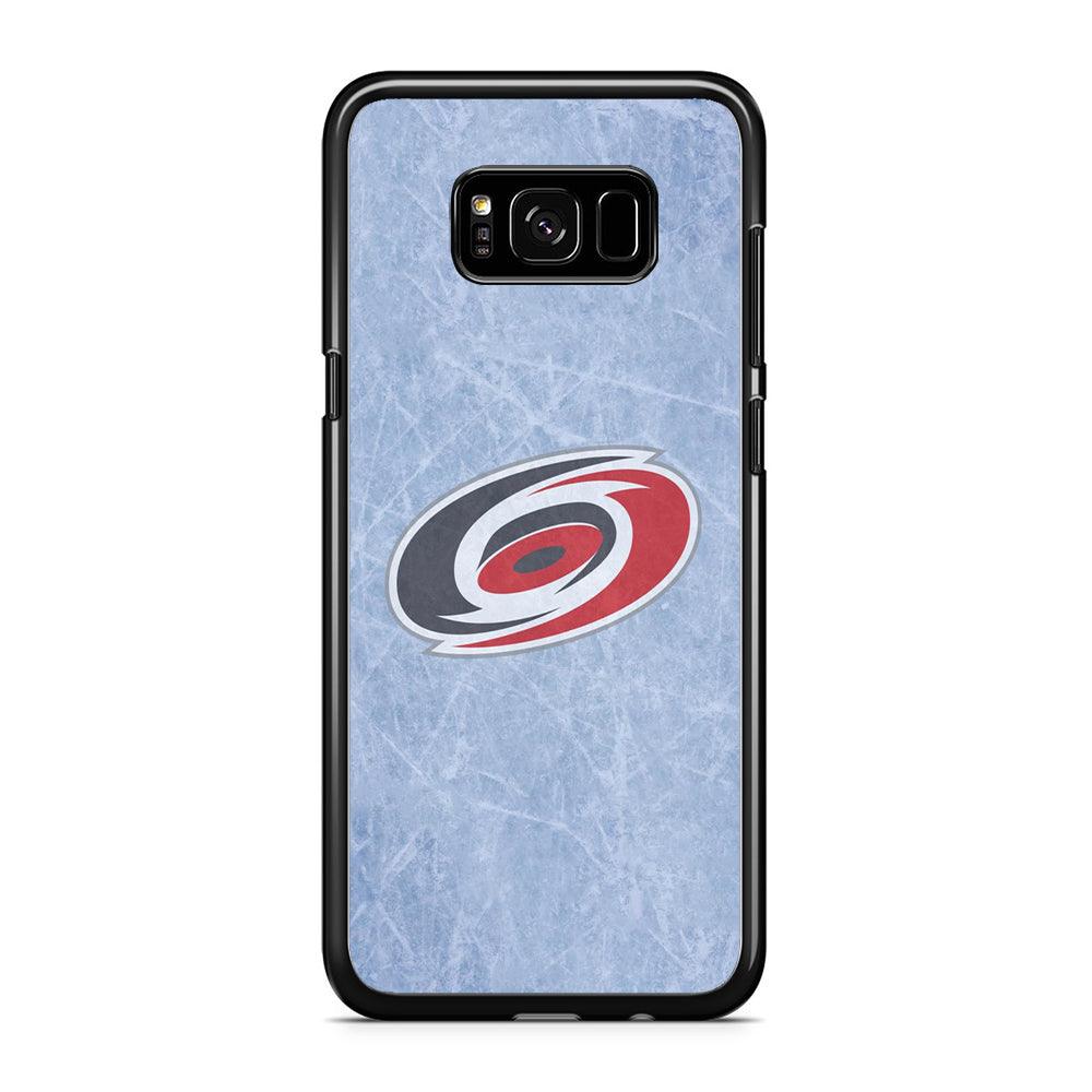 Hockey Carolina Hurricanes NHL 001 Samsung Galaxy S8 Case-Rubber / Black (2D Case)-Xtracase