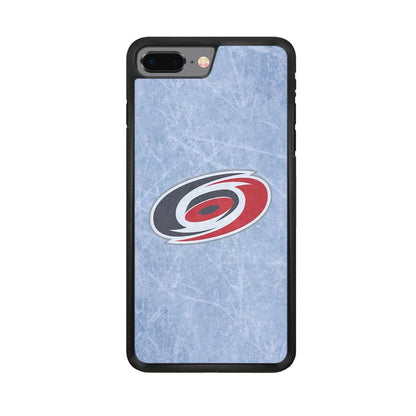 Hockey Carolina Hurricanes NHL 001 iPhone 7 Plus Case-Rubber / Black (2D Case)-Xtracase