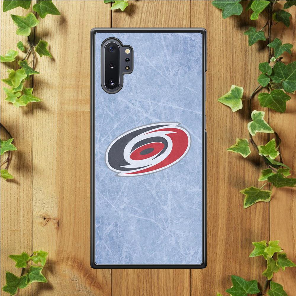 Hockey Carolina Hurricanes NHL 001 Samsung Galaxy Note 10 Plus Case-Rubber / Black (2D Case)-Xtracase