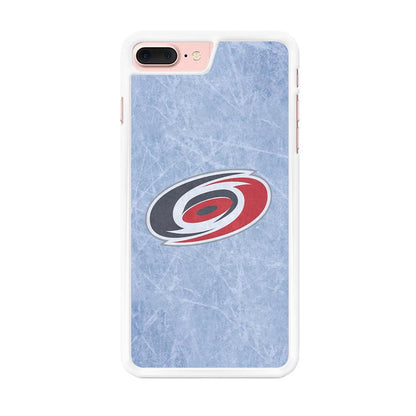 Hockey Carolina Hurricanes NHL 001 iPhone 7 Plus Case-Rubber / White (2D Case)-Xtracase