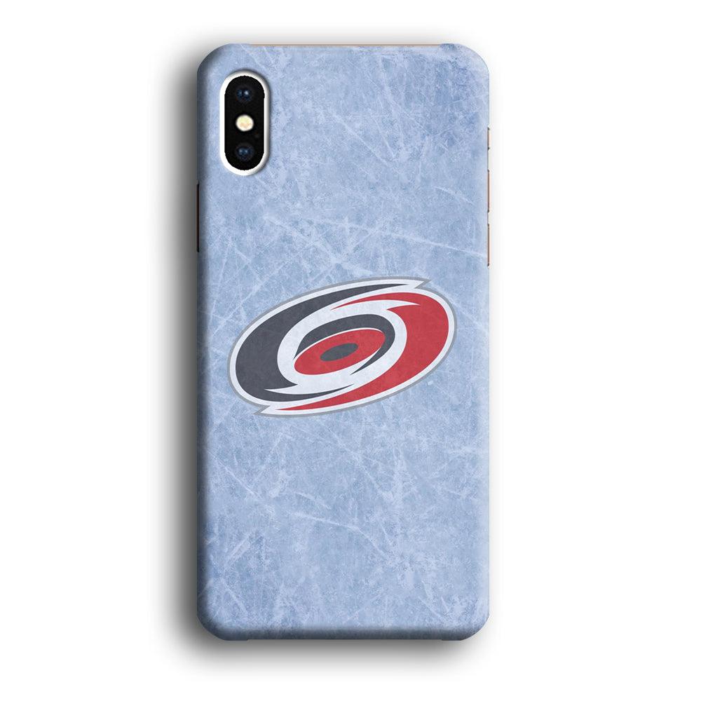 Hockey Carolina Hurricanes NHL 001 iPhone Xs Case-Plastic / Full Wrap (3D Case)-Xtracase