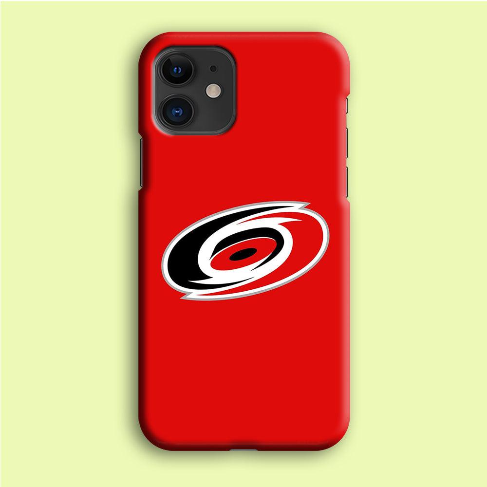 Hockey Carolina Hurricanes NHL 002 iPhone 12 Case-Plastic / Full Wrap (3D Case)-Xtracase