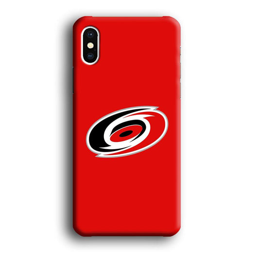 Hockey Carolina Hurricanes NHL 002 iPhone X Case-Plastic / Full Wrap (3D Case)-Xtracase