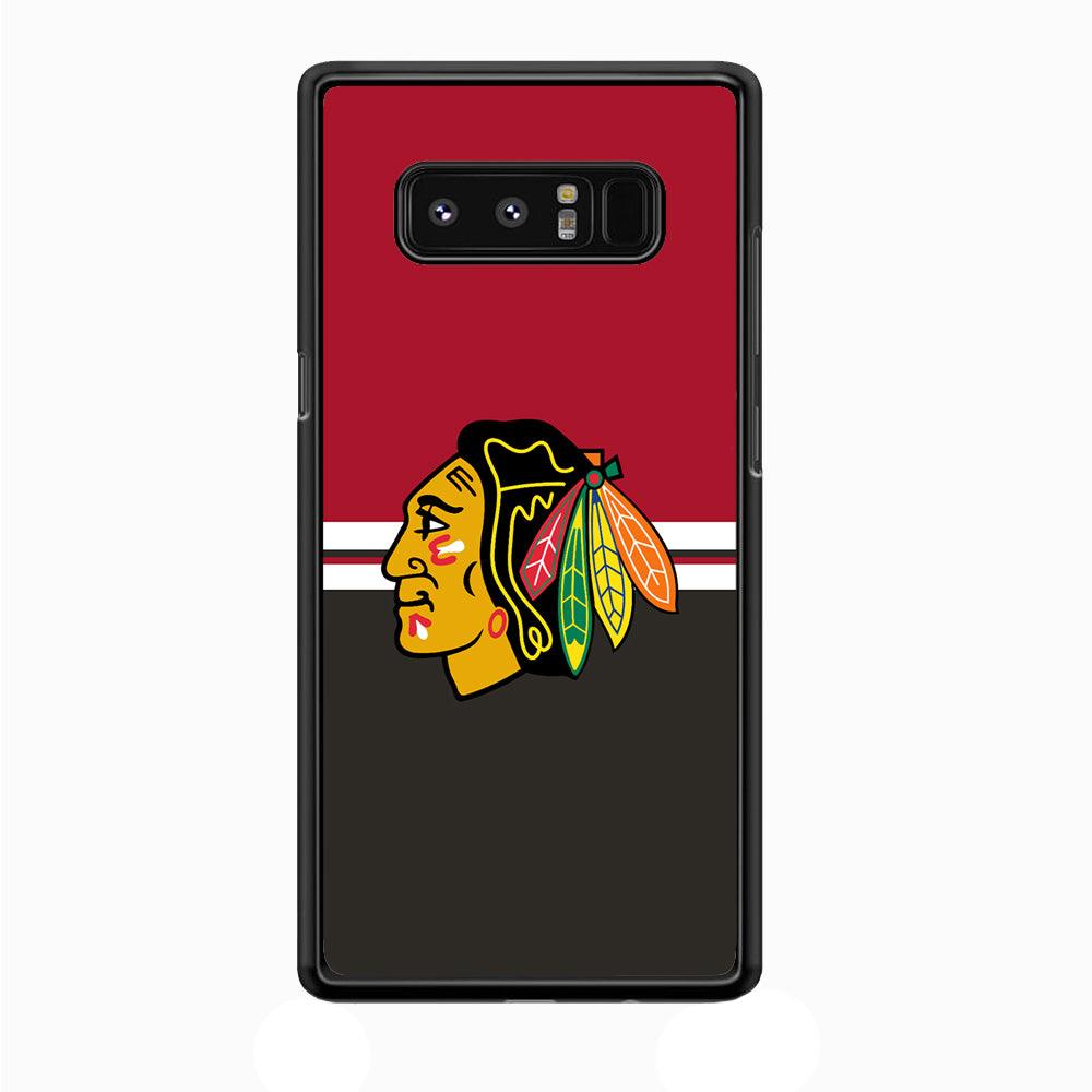 Hockey Chicago Blackhawks NHL 001 Samsung Galaxy Note 8 Case-Plastic / Full Wrap (3D Case)-Xtracase