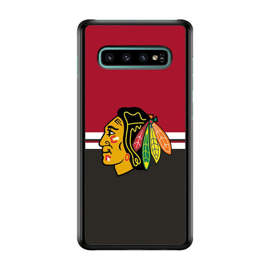 Hockey Chicago Blackhawks NHL 001 Samsung Galaxy S10 Plus Case-Plastic / Full Wrap (3D Case)-Xtracase