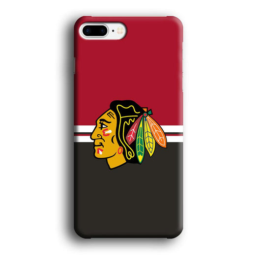 Hockey Chicago Blackhawks NHL 001 iPhone 8 Plus Case-Plastic / Full Wrap (3D Case)-Xtracase