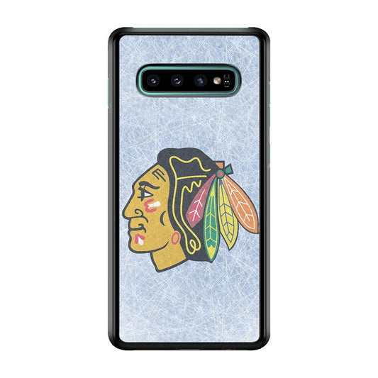 Hockey Chicago Blackhawks NHL 002 Samsung Galaxy S10 Plus Case-Plastic / Full Wrap (3D Case)-Xtracase