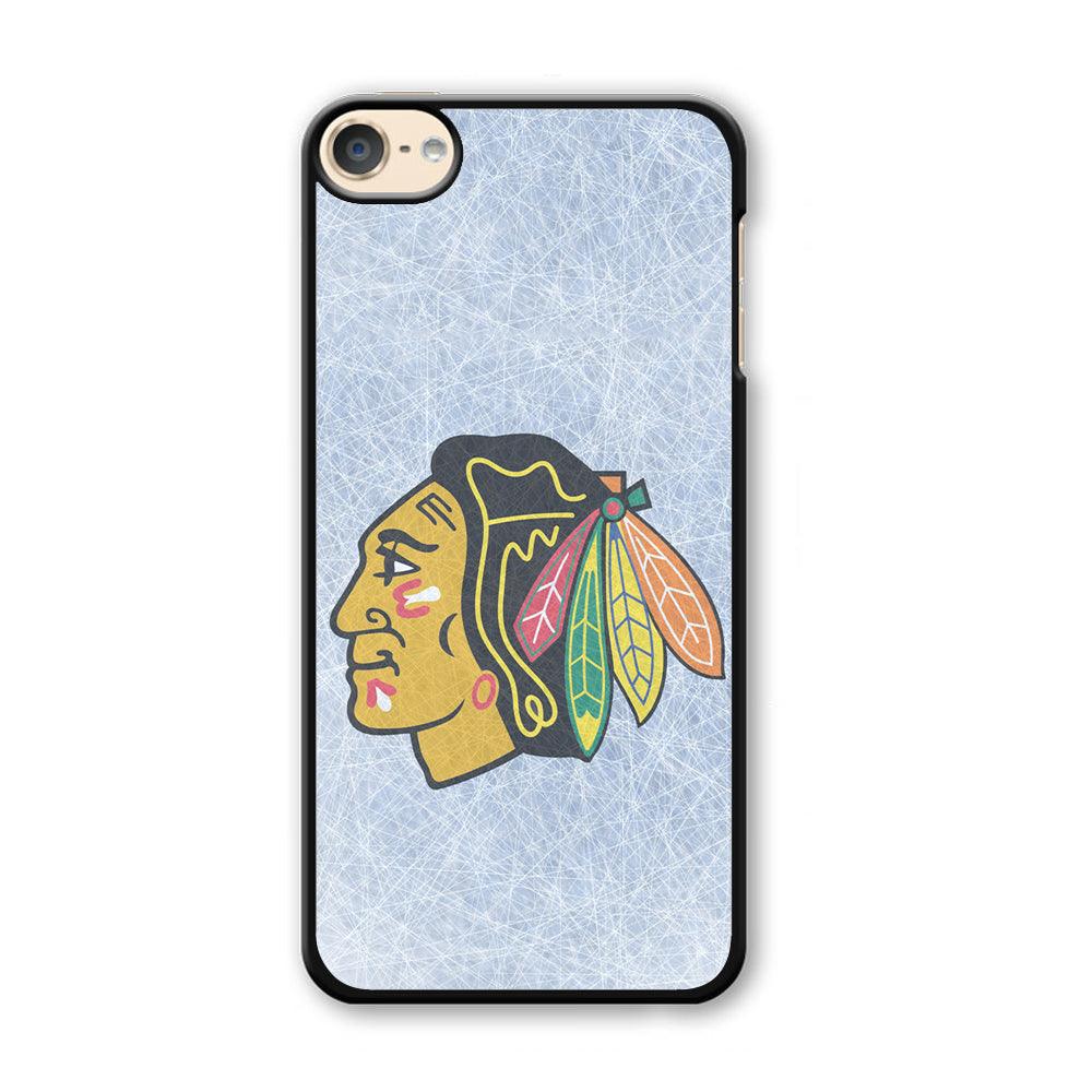 Hockey Chicago Blackhawks NHL 002 iPod Touch 6 Case-Plastic / Full Wrap (3D Case)-Xtracase
