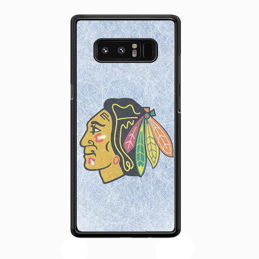 Hockey Chicago Blackhawks NHL 002 Samsung Galaxy Note 8 Case-Plastic / Full Wrap (3D Case)-Xtracase