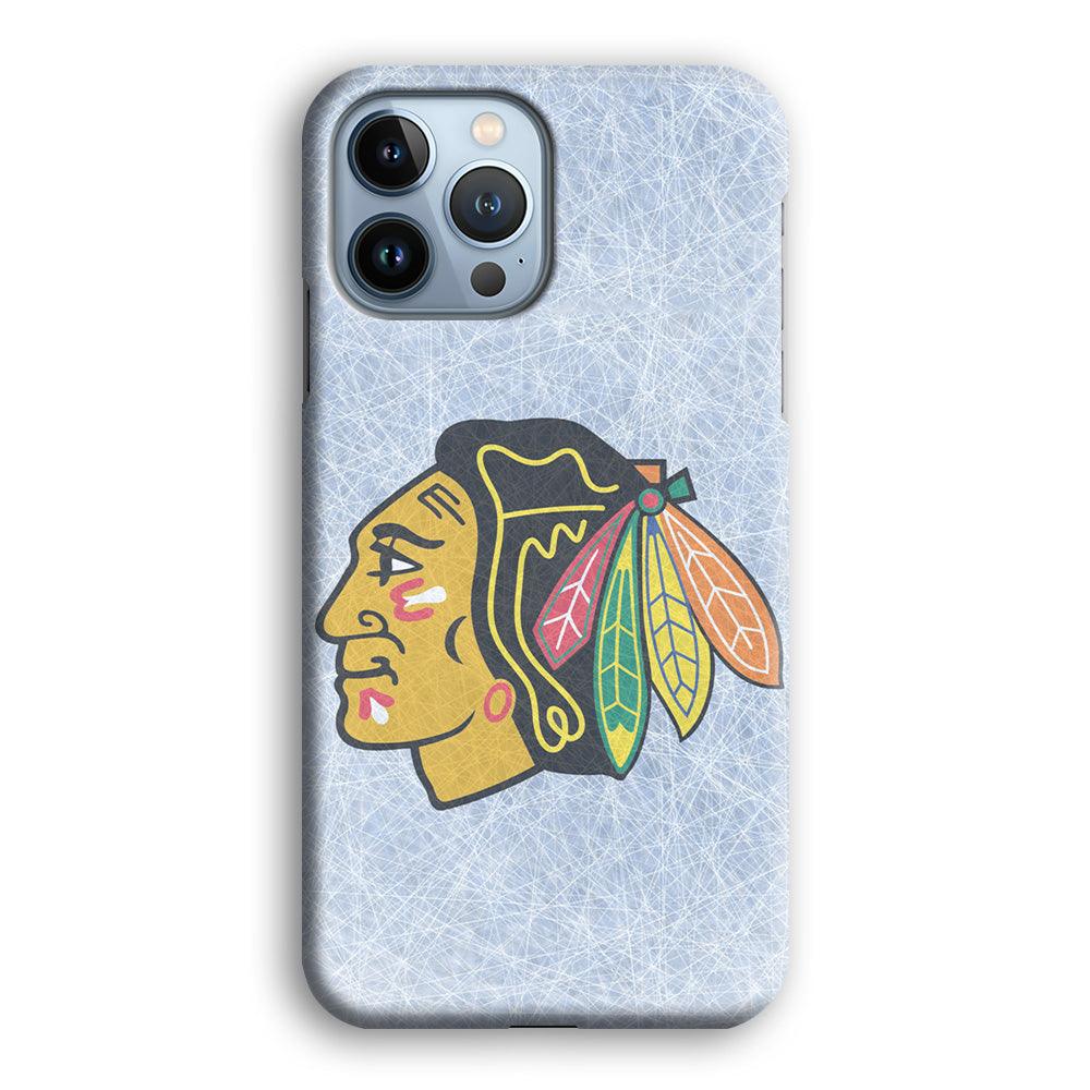 Hockey Chicago Blackhawks NHL 002 iPhone 13 Pro Case-Plastic / Full Wrap (3D Case)-Xtracase