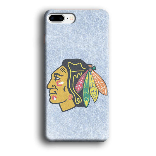 Hockey Chicago Blackhawks NHL 002 iPhone 8 Plus Case-Plastic / Full Wrap (3D Case)-Xtracase