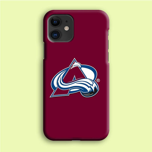 Hockey Colorado Avalanche NHL 001 iPhone 12 Case-Plastic / Full Wrap (3D Case)-Xtracase