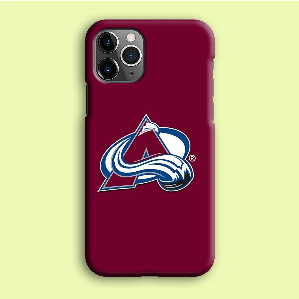 Hockey Colorado Avalanche NHL 001 iPhone 12 Pro Case-Plastic / Full Wrap (3D Case)-Xtracase