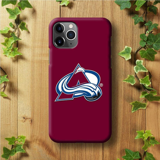 Hockey Colorado Avalanche NHL 001 iPhone 11 Pro Max Case-Plastic / Full Wrap (3D Case)-Xtracase