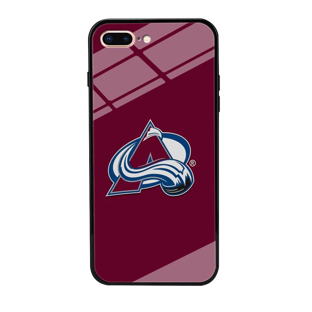 Hockey Colorado Avalanche NHL 001 iPhone 7 Plus Case-Tempered Glass Case-Xtracase