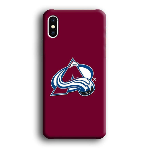 Hockey Colorado Avalanche NHL 001 iPhone X Case-Plastic / Full Wrap (3D Case)-Xtracase