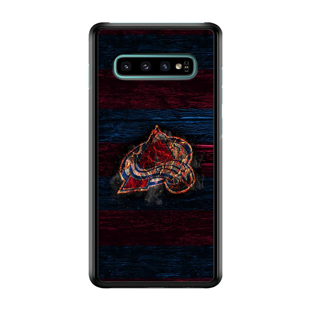 Hockey Colorado Avalanche NHL 002 Samsung Galaxy S10 Case-Plastic / Full Wrap (3D Case)-Xtracase