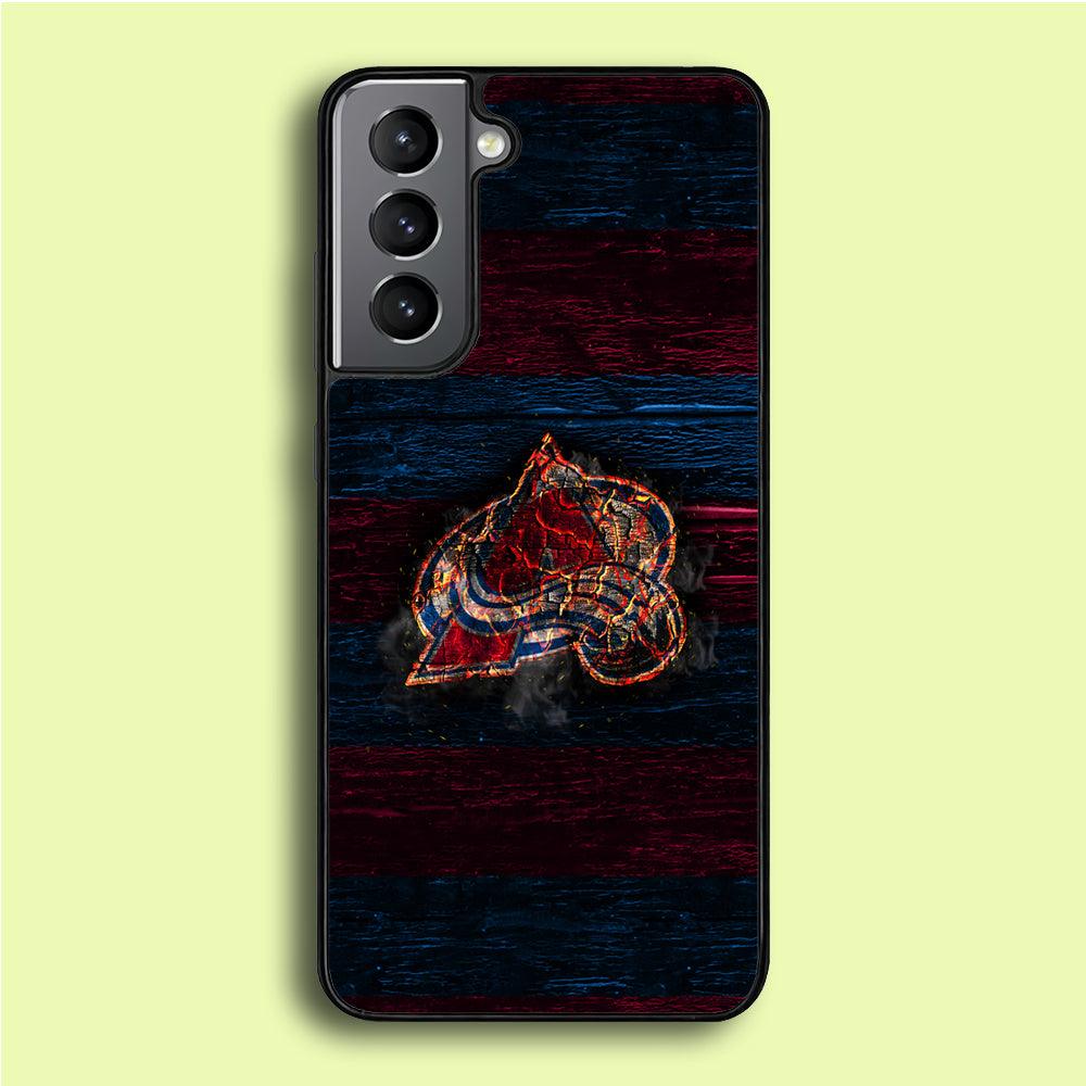 Hockey Colorado Avalanche NHL 002 Samsung Galaxy S21 Plus Case-Plastic / Full Wrap (3D Case)-Xtracase
