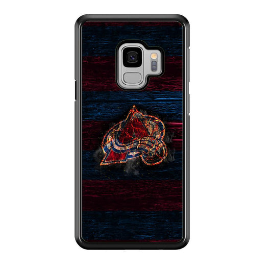 Hockey Colorado Avalanche NHL 002 Samsung Galaxy S9 Case-Plastic / Full Wrap (3D Case)-Xtracase
