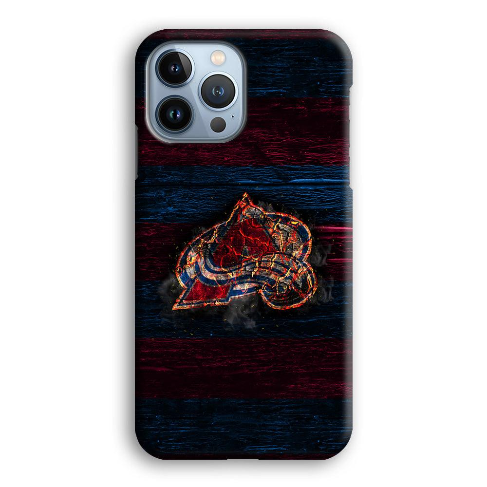 Hockey Colorado Avalanche NHL 002 iPhone 13 Pro Max Case-Plastic / Full Wrap (3D Case)-Xtracase