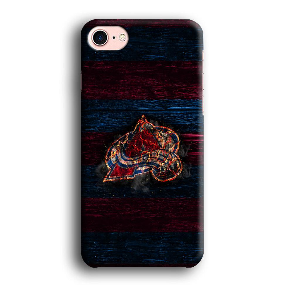 Hockey Colorado Avalanche NHL 002 iPhone SE 2020 Case-Plastic / Full Wrap (3D Case)-Xtracase