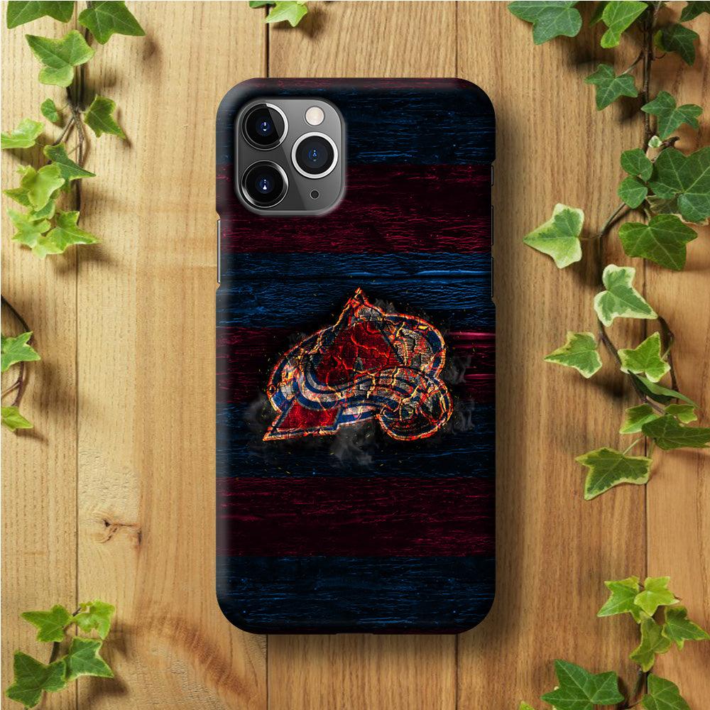 Hockey Colorado Avalanche NHL 002 iPhone 11 Pro Max Case-Plastic / Full Wrap (3D Case)-Xtracase