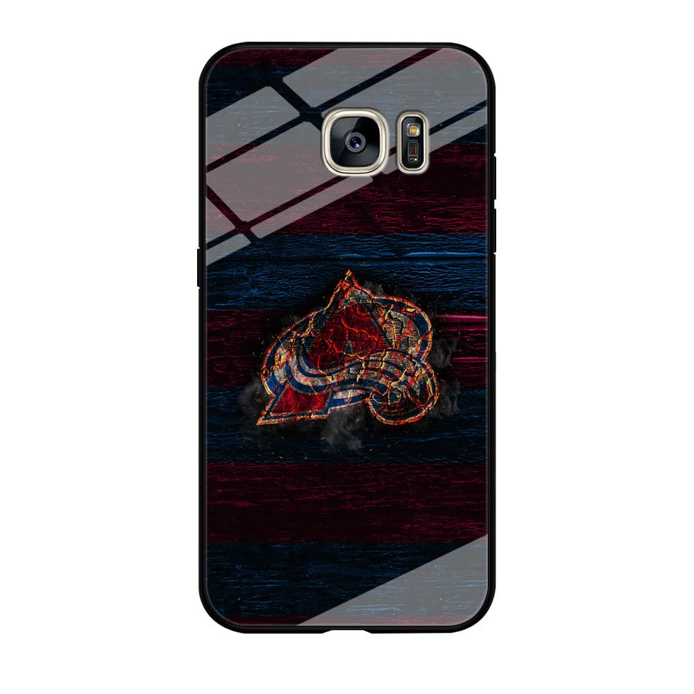 Hockey Colorado Avalanche NHL 002 Samsung Galaxy S7 Case-Tempered Glass Case-Xtracase