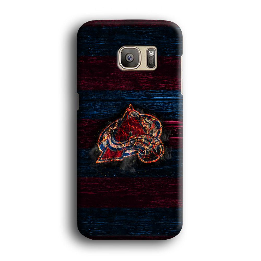 Hockey Colorado Avalanche NHL 002 Samsung Galaxy S7 Case-Plastic / Full Wrap (3D Case)-Xtracase