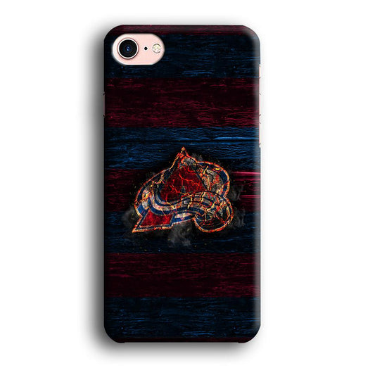 Hockey Colorado Avalanche NHL 002 iPhone 8 Case-Plastic / Full Wrap (3D Case)-Xtracase