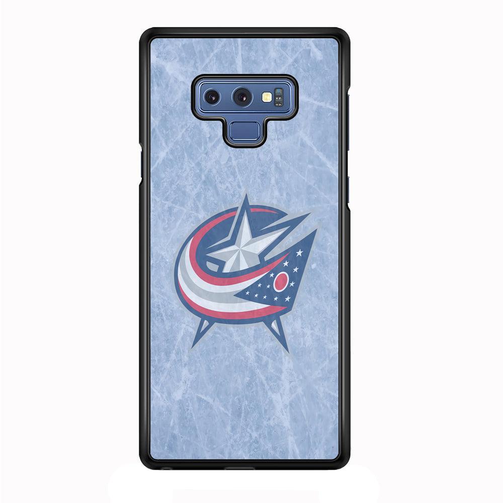Hockey Columbus Blue Jackets NHL 001 Samsung Galaxy Note 9 Case-Plastic / Full Wrap (3D Case)-Xtracase