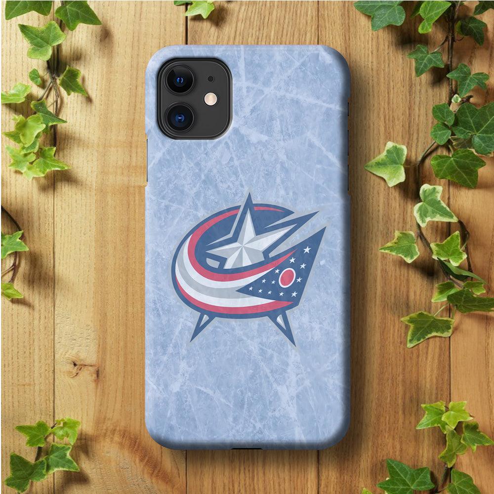 Hockey Columbus Blue Jackets NHL 001 iPhone 11 Case-Plastic / Full Wrap (3D Case)-Xtracase