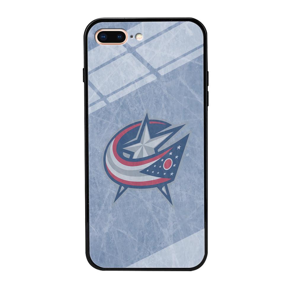 Hockey Columbus Blue Jackets NHL 001 iPhone 8 Plus Case-Tempered Glass Case-Xtracase