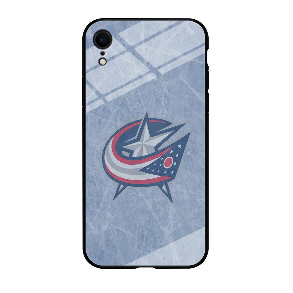 Hockey Columbus Blue Jackets NHL 001 iPhone XR Case-Tempered Glass Case-Xtracase