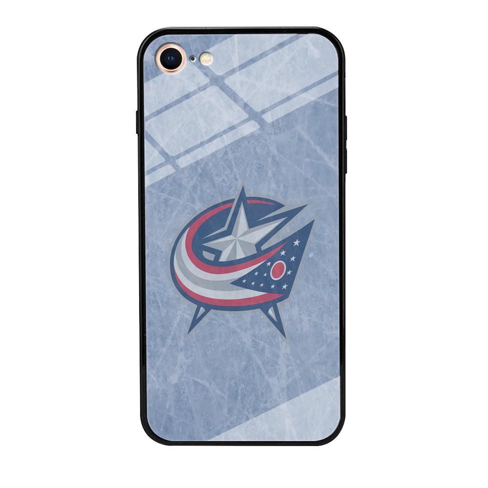 Hockey Columbus Blue Jackets NHL 001 iPhone 7 Case-Tempered Glass Case-Xtracase