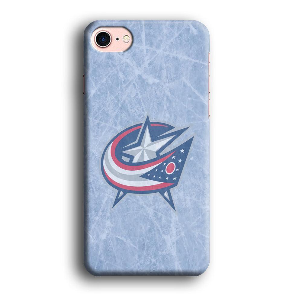 Hockey Columbus Blue Jackets NHL 001 iPhone 8 Case-Plastic / Full Wrap (3D Case)-Xtracase