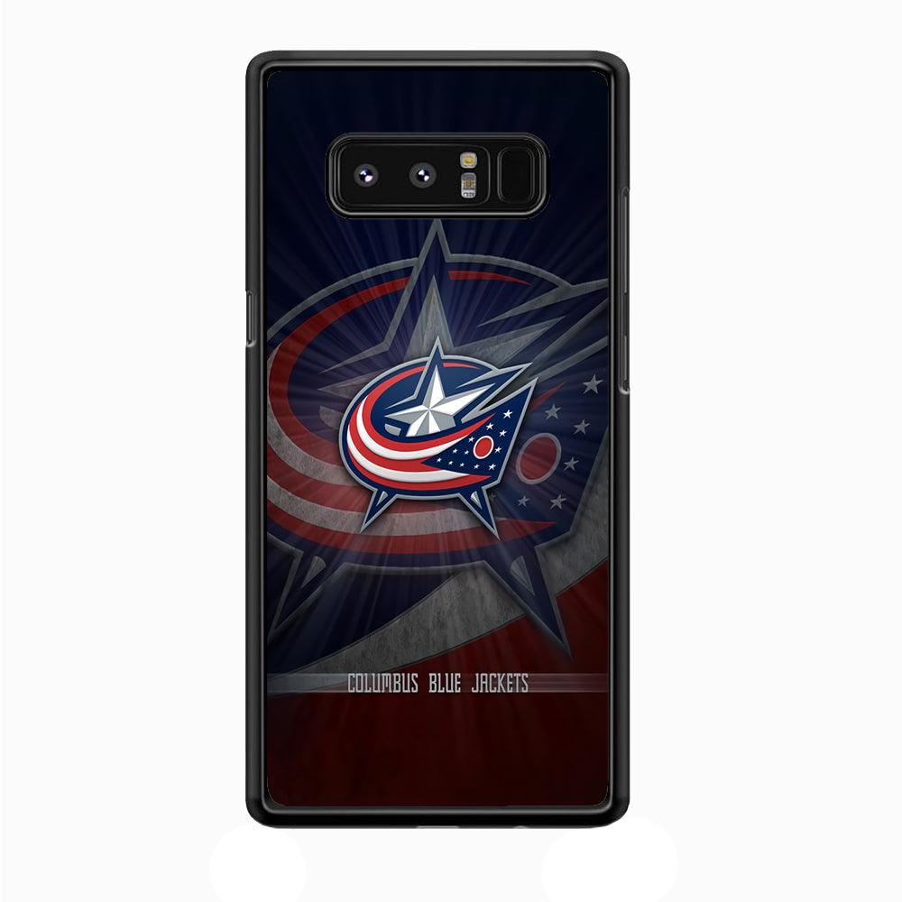 Hockey Columbus Blue Jackets NHL 002 Samsung Galaxy Note 8 Case-Plastic / Full Wrap (3D Case)-Xtracase