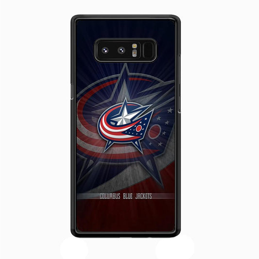 Hockey Columbus Blue Jackets NHL 002 Samsung Galaxy Note 8 Case-Plastic / Full Wrap (3D Case)-Xtracase